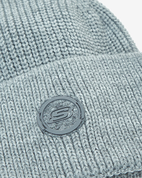 Skechers Headwear M Logo Beanie Erkek Gri Bere S222478-013-2