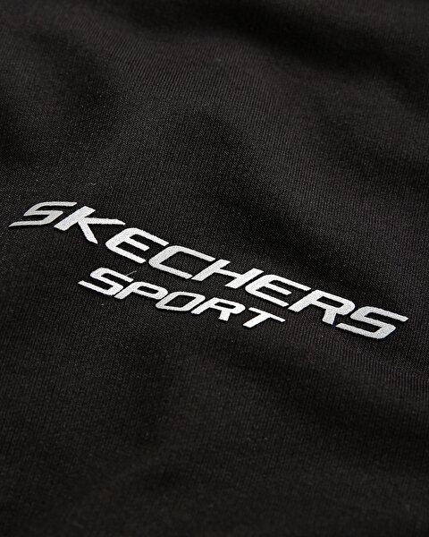 Skechers M Graphic Tee Reflect Logo Oversize T-shirt Erkek Siyah Tshirt S231094-001-11