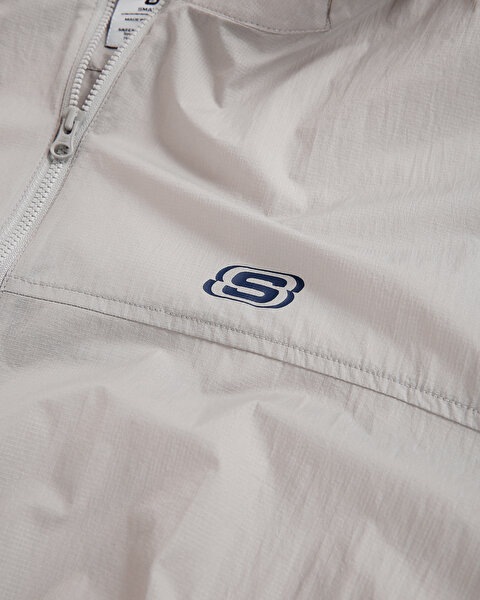 Skechers M Outerwear Rain Jacket Erkek Gri Yağmurluk S231232-035-6