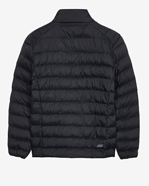 Skechers W Outerwear Pop Up Detailed Padded Jacket Kadın Siyah Mont S231240-001-7