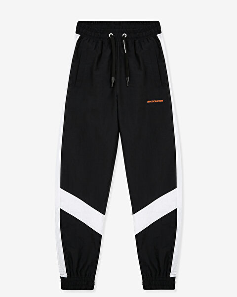 Skechers W Micro Collection Color Block Jogger Woven Pant Kadın Siyah Eşofman Altı S231243-001-4