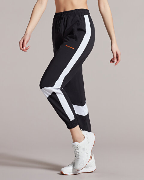Skechers W Micro Collection Color Block Jogger Woven Pant Kadın Siyah Eşofman Altı S231243-001-3