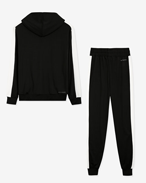 Skechers M 2Xi-lock Diagonal Fleece Suit Track Suit Erkek Siyah Eşofman Takımı S231450-001-6
