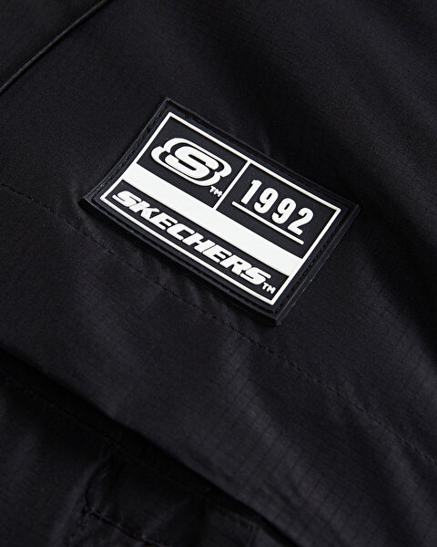 Skechers M Outerwear Padded Jacket Erkek Siyah Mont S232053-001-9