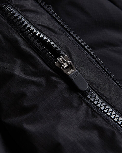 Skechers M Outerwear Padded Jacket Erkek Siyah Mont S232053-001-14