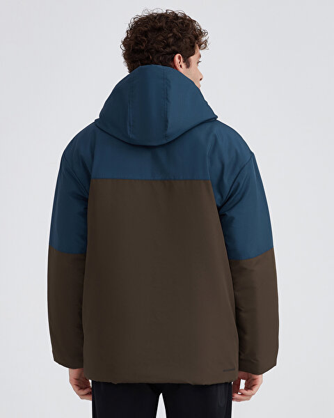 Skechers M Outerwear Padded Jacket Erkek Mavi Mont S232059-405-3