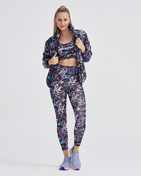 Skechers W Outerwear Padded Jacket Kadın Gri Mont S232069-003-2