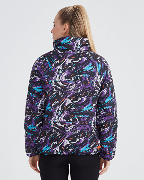 Skechers W Outerwear Padded Jacket Kadın Gri Mont S232069-003-3