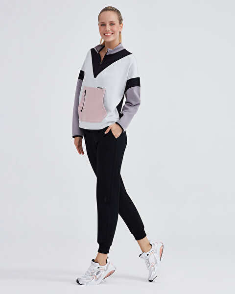 Skechers W 2Xi-lock Jogger Sweatpant Kadın Siyah Eşofman Altı S232199-001-1