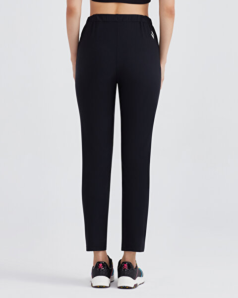 Skechers W Micro Collection Slim Woven Pant Kadın Siyah Eşofman Altı S232229-001-3