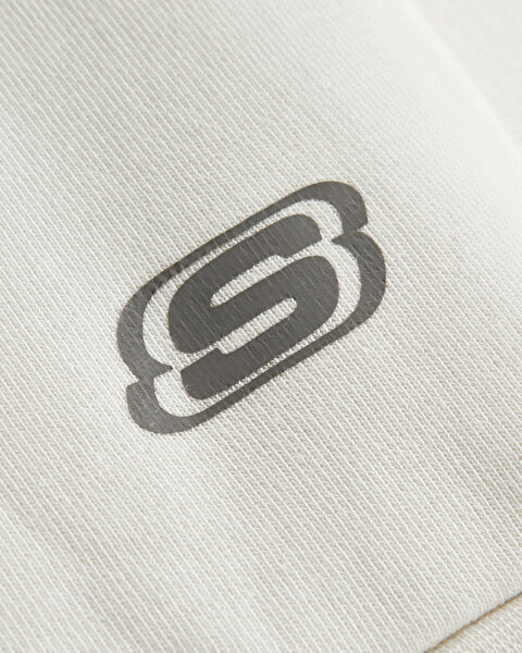 Skechers Essential M Crew Neck  Sweatshirt Erkek Beyaz Sweatshirt S232234-102-10