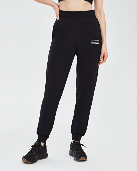 Skechers Essential W Jogger Sweatpant Kadın Siyah Eşofman Altı S232238-001-A