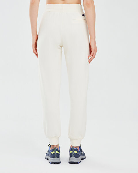 Skechers Essential W Jogger Sweatpant Kadın Beyaz Eşofman Altı S232238-102-9