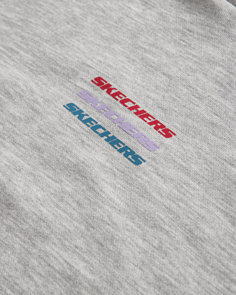 Skechers W Essential Hoodie Sweatshirt Kadın Gri Sweatshirt S232243-036-9