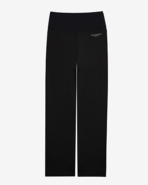 Skechers W Performance Coll. Wide Leg Yoga Pant Kadın Siyah Eşofman Altı S232265-001-6