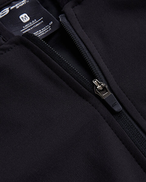 Skechers W Performance Coll. Full Zip Sweatshirt Kadın Siyah Sweatshirt S232270-001-14