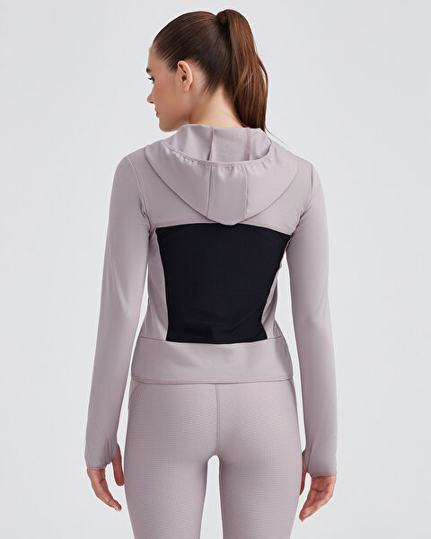 Skechers W Performance Coll. Full Zip Sweatshirt Kadın Pembe Sweatshirt S232270-506-4