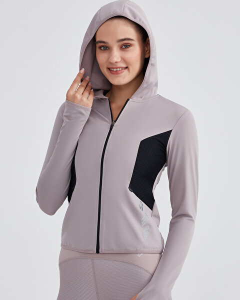 Skechers W Performance Coll. Full Zip Sweatshirt Kadın Pembe Sweatshirt S232270-506-5