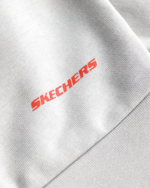 Skechers M Lw Fleece Full Zip Hoodie Sweatshirt Erkek Gri Fermuarlı Eşofman Üstü S232279-032-2