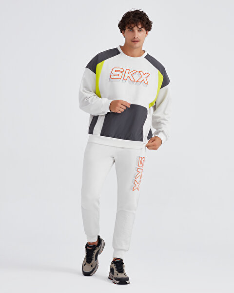 Skechers M Lw Fleece Jogger Sweatpant Erkek Gri Eşofman Altı S232280-032-1