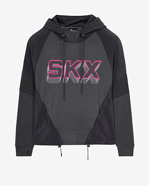 Skechers W Lw Fleece Hoodie Sweatshirt Kadın Gri Sweatshirt S232284-040-8