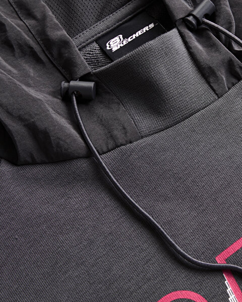 Skechers W Lw Fleece Hoodie Sweatshirt Kadın Gri Sweatshirt S232284-040-13