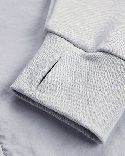 Skechers W Lw Fleece Full Zip Hoodie Sweatshirt Kadın Gri Sweatshirt S232287-032-10