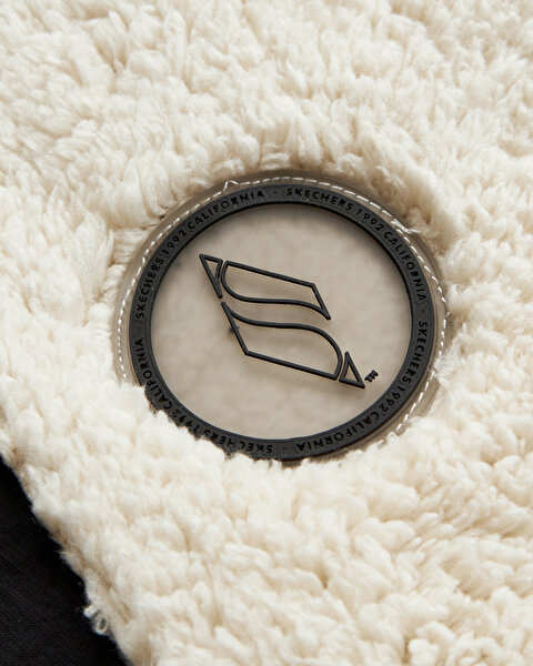 Skechers W Outdoor Fleece Half Zip Sherpa Kadın Beyaz Mont S232298-102-9