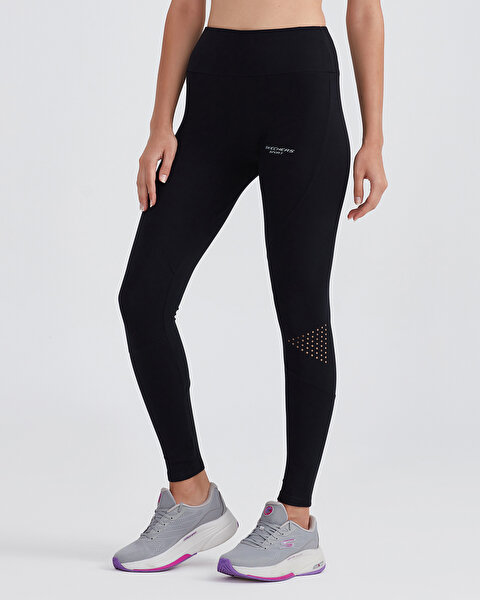 Skechers W Performance Coll. Ankle Legging Kadın Siyah Tayt S232329-001-3