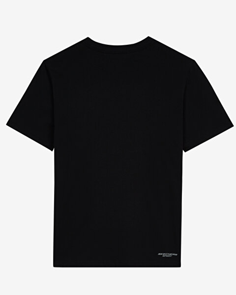 Skechers M Graphic Tee Crew Neck T-shirt Erkek Siyah Tshirt S232339-001-6