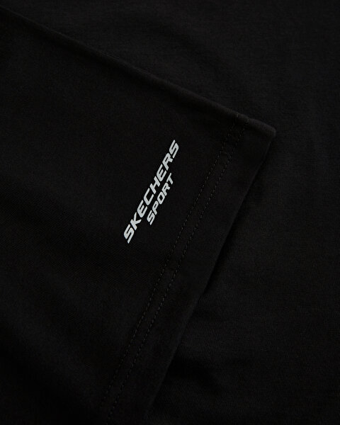 Skechers M Graphic Tee Crew Neck T-shirt Erkek Siyah Tshirt S232339-001-7