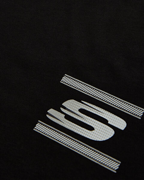 Skechers M Graphic Tee Crew Neck T-shirt Erkek Siyah Tshirt S232339-001-8