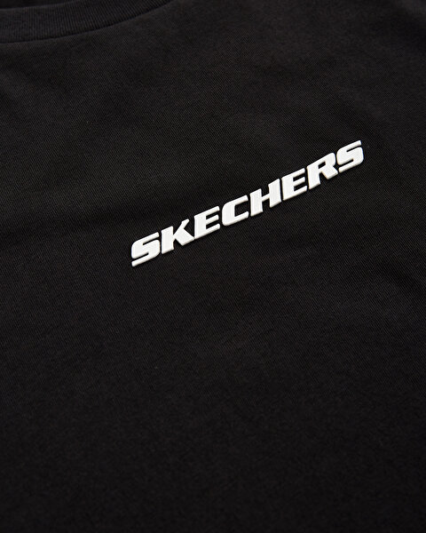 Skechers M Graphic Tee Oversize T-shirt Erkek Siyah Tshirt S232404-001-8