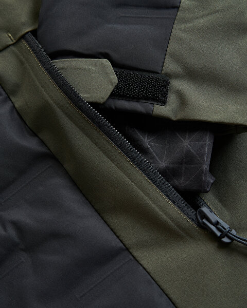 Skechers M Outerwear Padded Jacket Erkek Haki Mont S232407-801-16