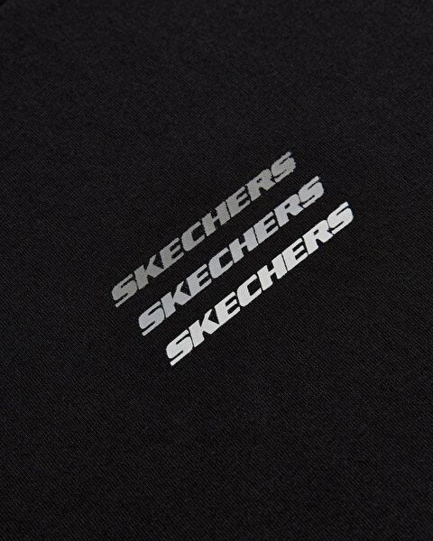 Skechers Essential M Short Sleeve  T-shirt Erkek Siyah Tshirt S241007-001-9