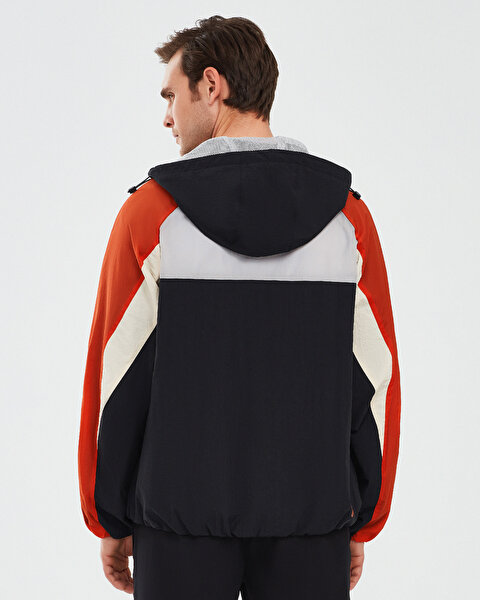 Skechers Outerwear M Hooded  Jacket Erkek Siyah Mont S241052-001-4