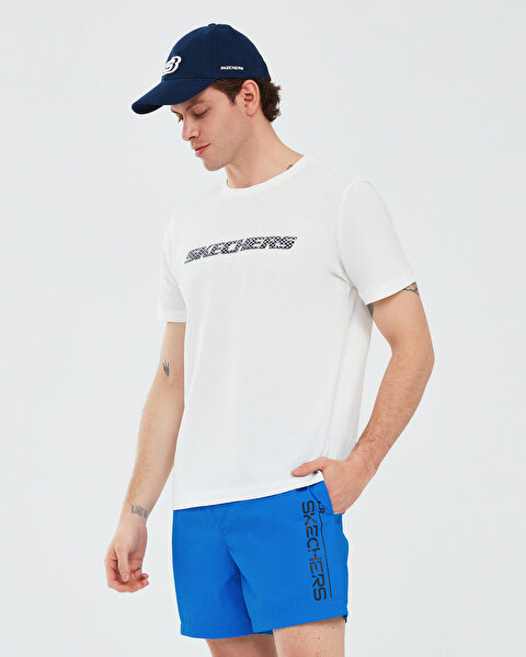 Skechers Swimwear M 5 Inch Swimshort Erkek Mavi Deniz Şortu S241138-403-2