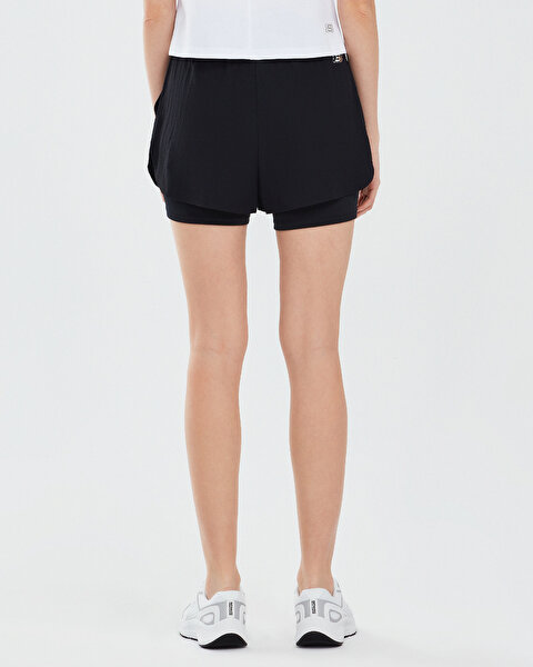 Skechers Performance Coll. W 4 Inch 2 In 1 Short Kadın Siyah Şort S241144-001-4