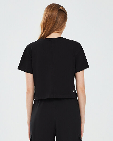 Skechers Graphic T-shirt W Short Sleeve Kadın Siyah Tshirt S241212-001-3