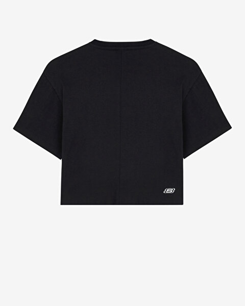 Skechers Graphic T-shirt W Short Sleeve Kadın Siyah Tshirt S241212-001-7