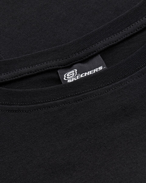 Skechers Graphic T-shirt W Short Sleeve Kadın Siyah Tshirt S241212-001-8