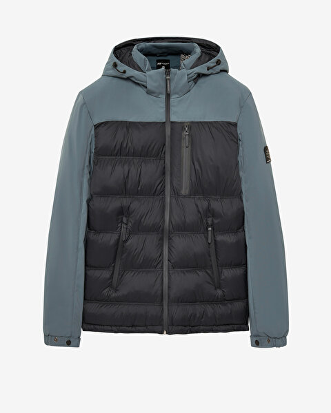 M Outerwear Padded Jacket Erkek Siyah Mont S242033-001-3