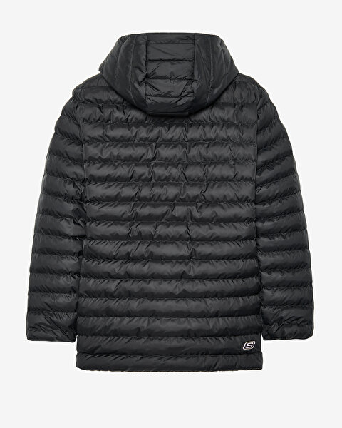 Skechers W Outerwear Polar Lining Padded Jacket Kadın Siyah Mont S242101-001-1