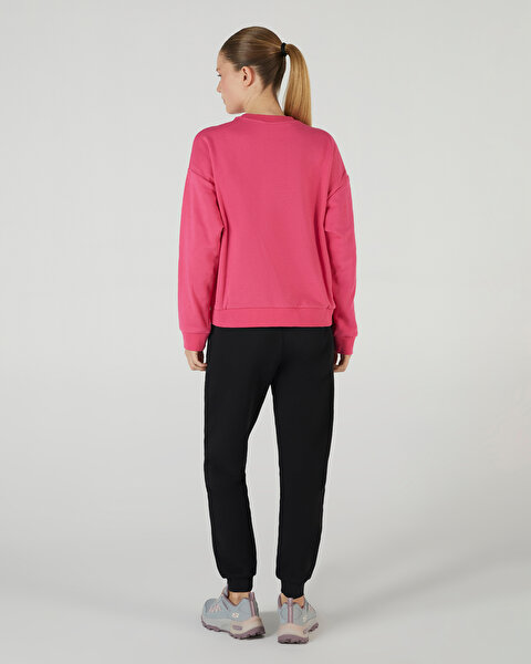 Skechers W Essential Crew Neck Sweatshirt Kadın Pembe Sweatshirt S242109-612-3