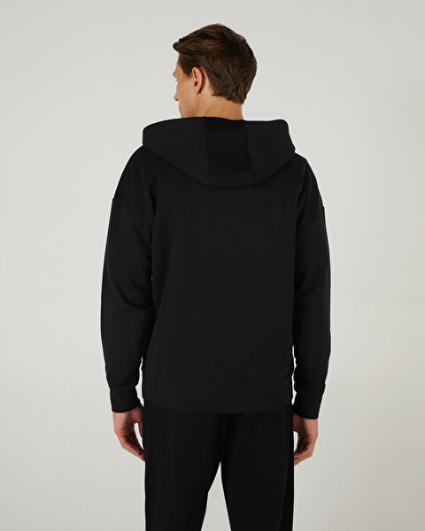 Skechers M Essential Full Zip Hoodie Sweatshirt Erkek Siyah Sweatshirt S242112-001-1