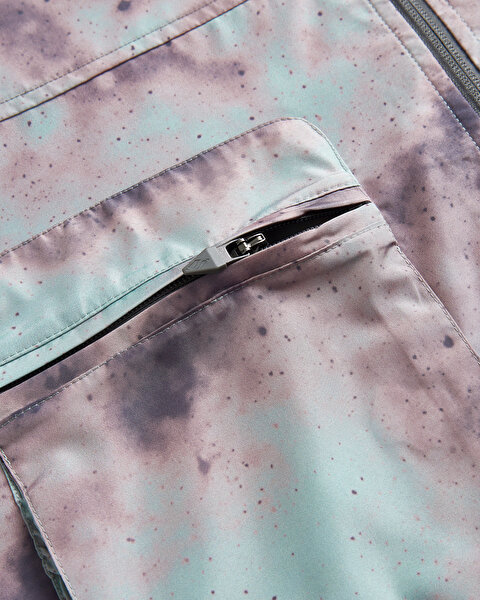 Skechers W Micro Collection Rain Jacket Kadın Açık Yeşil Yağmurluk S242121-299-6