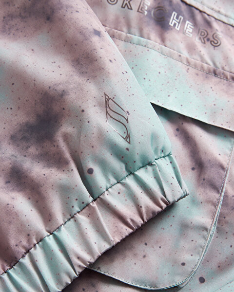 Skechers W Micro Collection Rain Jacket Kadın Açık Yeşil Yağmurluk S242121-299-7