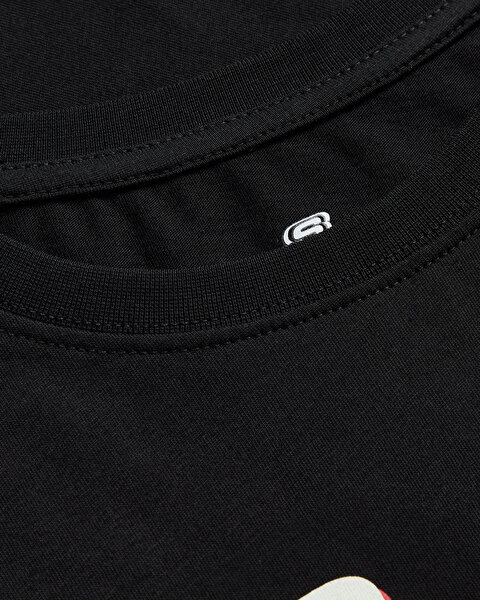 Skechers W Graphic Tee Light Weight Crop T-shirt Kadın Siyah Tshirt S242149-001-7