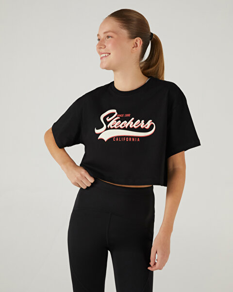 Skechers W Graphic Tee Light Weight Crop T-shirt