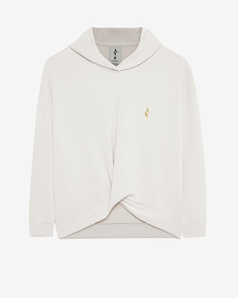 Skechers W Soft Touch Hoodie Sweatshirt Kadın Gri Sweatshirt S242151-013-3